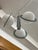 Vintage Space Age Steel and Glass Pendant Light, 1970s For Sale - Image 10 of 11