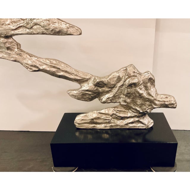 Brutalist John Richard Brutalist StyleSilver Floating Island Sculpture For Sale - Image 3 of 6
