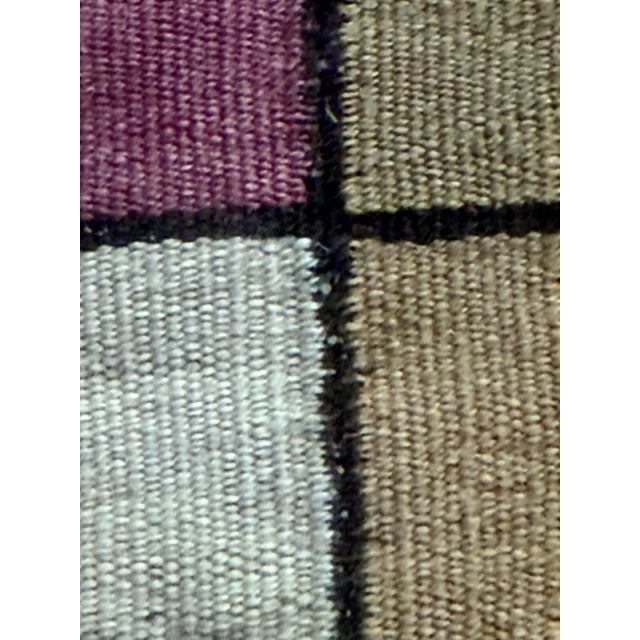Red Framed Pre-Columbian Textile Fragment Chimu Culture For Sale - Image 8 of 11