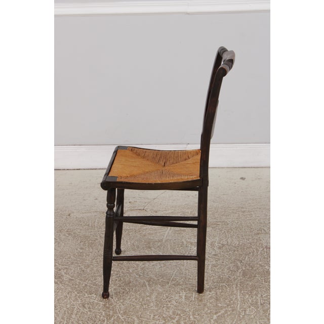 19th Century Set of 10 Antique Early American Hitchcock Dining Chairs For Sale - Image 5 of 14