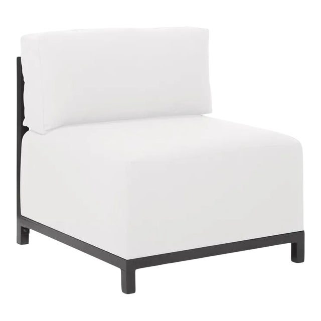 Kenneth Ludwig Chicago Urban Patio Chair in Seascape Natural For Sale