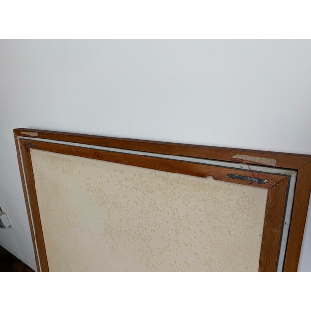 1970 Large Mid Century Modern Egret Wall Art - 1 Pair For Sale - Image 4 of 9