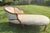 Antique Carved Louis XV Style Chaise Lounge Upholstered in Ivory For Sale - Image 14 of 18