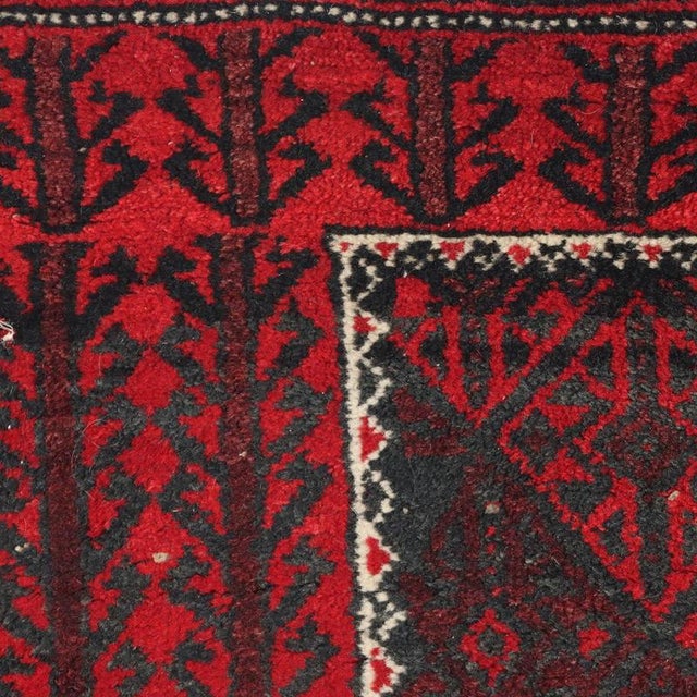 Antique Beluchi Rug in Wool For Sale - Image 4 of 7