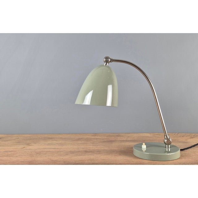 Swiss Bauhaus Modernist Table or Wall Lamp by Christian Dell for Le Phare Lausanne, 1930s For Sale - Image 15 of 18