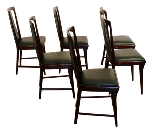 Mid-Century Modern Chairs by Osvaldo Borsani, Italy, 1950s, Set of 6