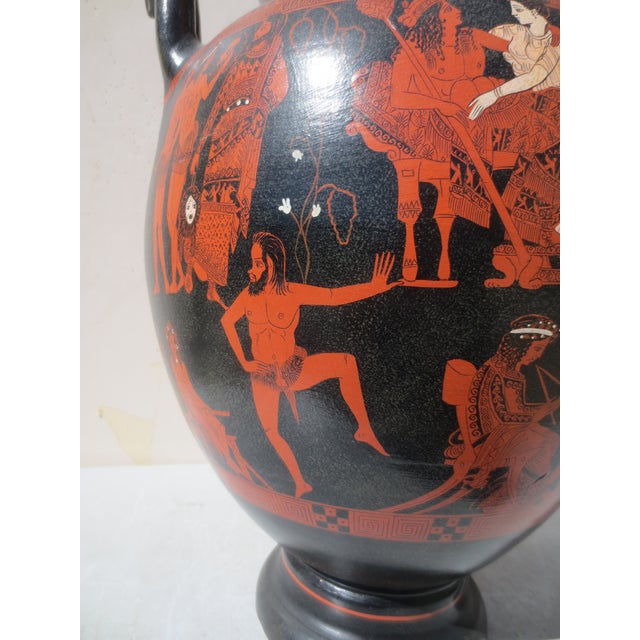 Black Pronomos Krater Theater Greek Pottery Ceramic Greece For Sale - Image 8 of 17
