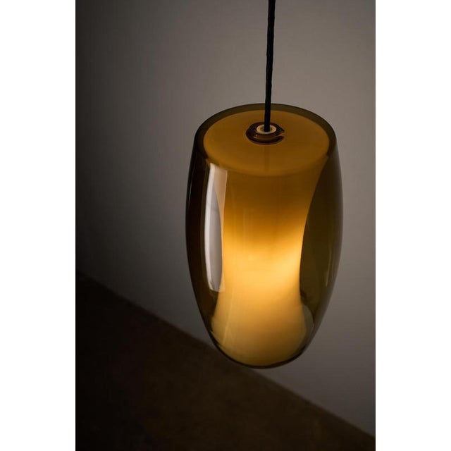 Glass Radius Lamp by Jo Hammerborg for Fog & Mørup, 1970s For Sale - Image 10 of 12