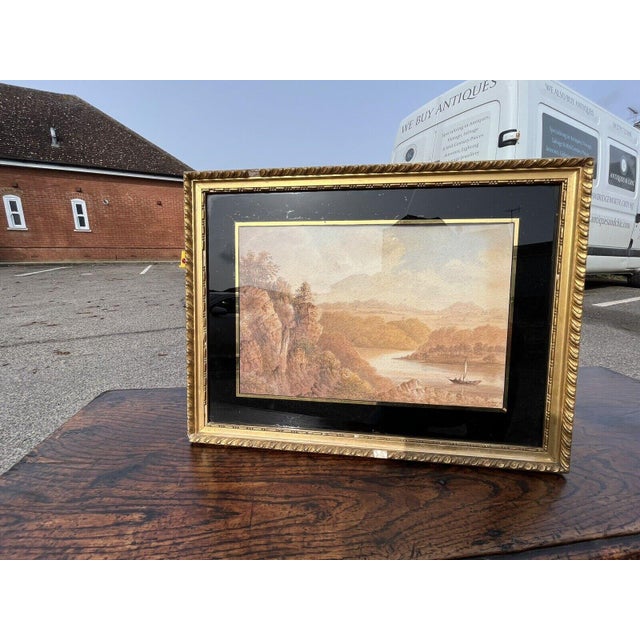 F. Rawlins, Maritime, 1830, Watercolor, Framed For Sale - Image 6 of 8