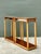 Wood Vintage Inset Mirror Aide Tables - A Pair For Sale - Image 7 of 12