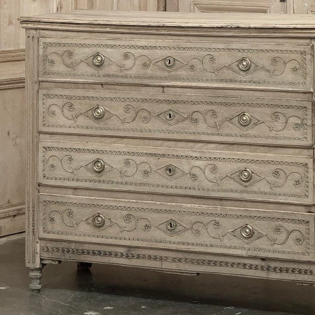 18th Century Stripped Oak Commode From Herve in Brittany For Sale - Image 9 of 16
