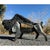 Brutalist 1970s Bison Sculpture Forges Steel Kinetic Brutalist Sculpture For Sale - Image 3 of 4