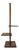Modernist Wooden Floor Lamp with Shelves, 1950s For Sale