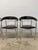 Modern Black Leather and Chome Dining Chairs for Arper, Italy - Set of Four For Sale - Image 9 of 12