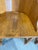 Pair of Dutch Colonial Style Vintage Oak Barrel Back Chairs For Sale - Image 9 of 12