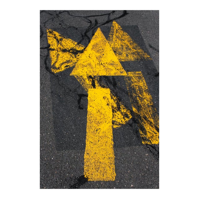 Contemporary Photography Print, Large Graphic Urban Abstract Artwork, 'This Way' 30 X 45" Art Print For Sale