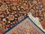 Vintage Kashan Rug, Hand-Knotted Wool & Cotton, Floral Pattern, Navy & Brick-Red, 4x6 For Sale - Image 14 of 16