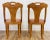 Brown Vintage Carved Wood Fan Back Chair - Price Per Chair For Sale - Image 8 of 12