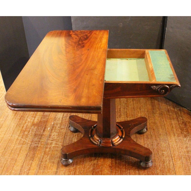 Early 19th Century Circa 1835 English William IV Period Games Table For Sale - Image 5 of 10