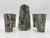 Emilia Castillo 1960s Mexican Abalone Inlay Alpaca Silver Pitcher & 4 Tumblers Barware Set For Sale - Image 4 of 18