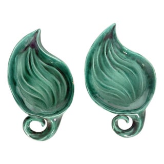 Ceramic Relish Dishes, France, 1960s, Set of 2 For Sale