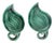 Ceramic Relish Dishes, France, 1960s, Set of 2 For Sale