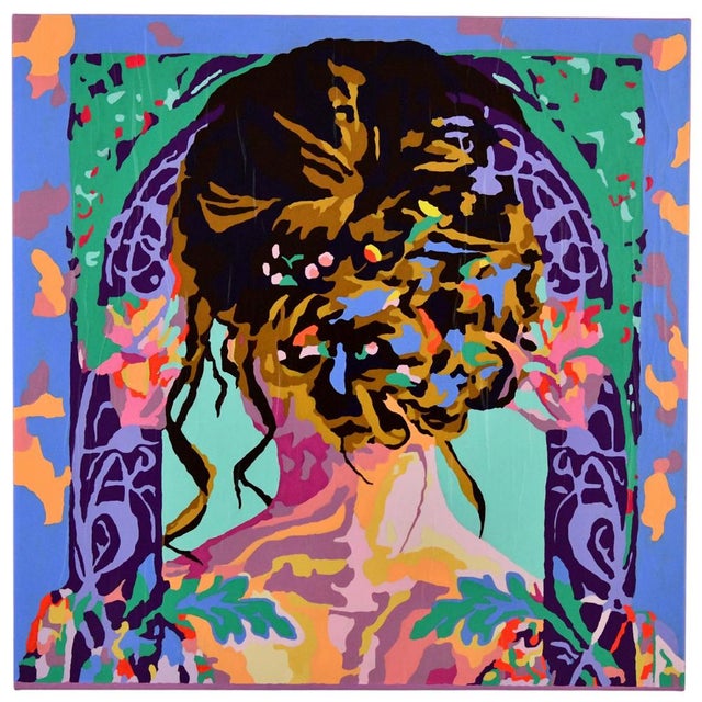 Early 21st Century Frédérique Tristant, Pour un soir, 2024, Mixed Media For Sale - Image 5 of 5