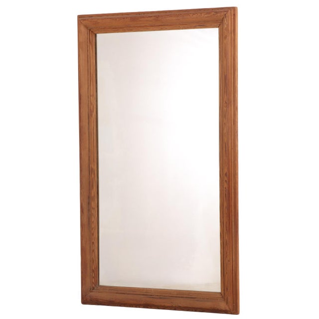 A great size! Understated and timeless, this antique molded pine frame brings the quiet beauty of countryside...