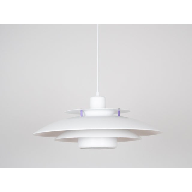 Vintage Danish Pendant Lamp by Kurt Wiborg for Jeka, 1980s For Sale - Image 3 of 9