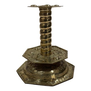 Mottahedeh Brass Swedish Reproduction Candlestick For Sale