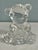 Vintage ( 1980's) Teddy Bear Figure/paperweight. Made by Waterford. Crystal. Clear. The Measurements: 2.5"W x 2.5"D x...