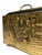 Wood Ornate Embossed Brass Magazine Holder, 1950s For Sale - Image 7 of 10