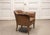 Art Nouveau Swedish Club Chair in Brown Leather, 1940s For Sale - Image 3 of 11
