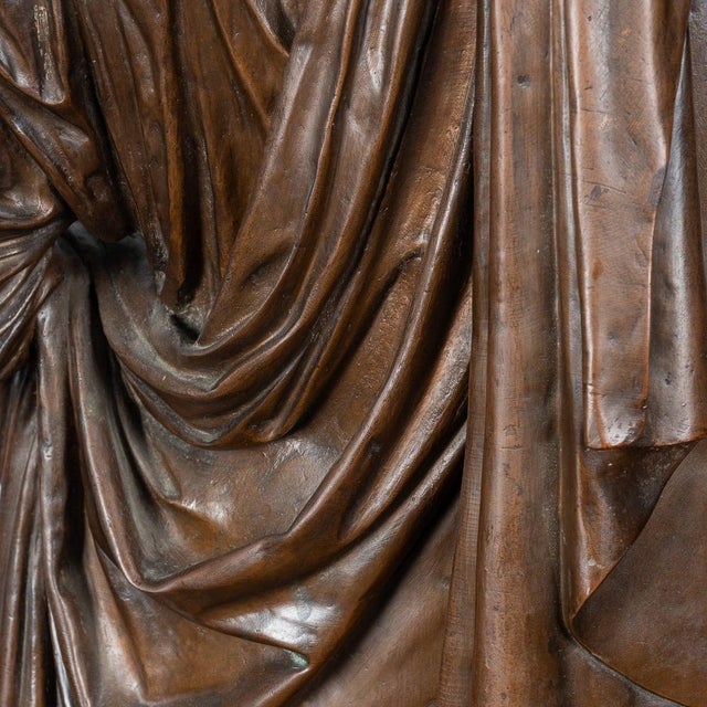 J. L. Maillet, Figurative Sculptures, Late 1800s, Bronzes, Set of 2 For Sale - Image 10 of 18