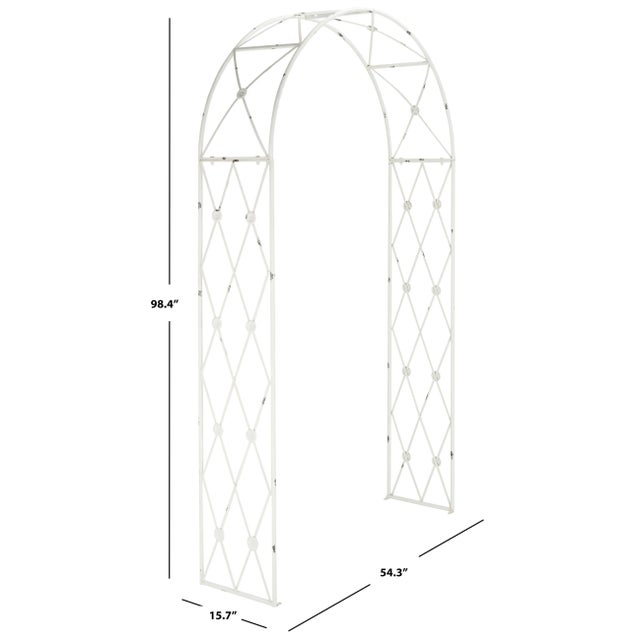 Contemporary Atticus Archway - Antique White For Sale - Image 3 of 10