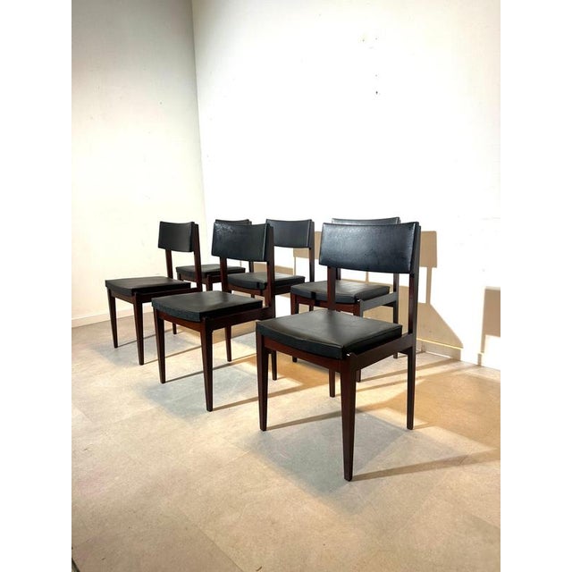 Vintage Dining Chairs in Skai, Set of 2 For Sale - Image 6 of 6