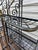 Early 19th Century Antique French Iron & Brass Bakers Rack / Etagere With Laurel Crest, Circa 1900 For Sale - Image 5 of 12