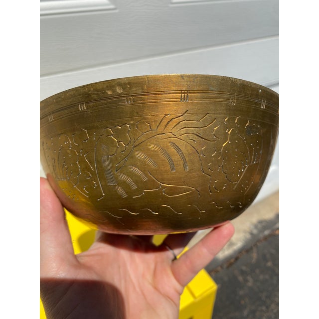 Vintage Chinese Brass Bowl Chairish