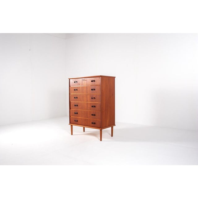 Mid-Century Scandinavian Modern Teak Dresser, 1960s For Sale - Image 5 of 13