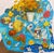 Marigolds and Pumpkin, Original Oil Painting by Molly Mansfield For Sale