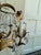 1940s Vintage Four Arm Gold Gilt Italian Chandelier For Sale - Image 5 of 9