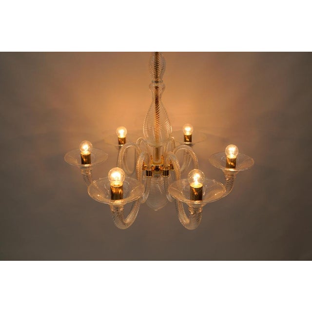 Murano Glass Chandelier from Barovier & Toso, Italy, 1990s For Sale - Image 9 of 18