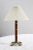 Wood Mid-Century Danish Table Lamp in Brass, 1960s For Sale - Image 7 of 7