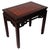 Chinese Chinese Padauk and Burl Panel Side Tables, Pair, Labeled j.l. George & Co., Hong Kong For Sale - Image 3 of 14