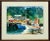 Paper Boats Along the Wharf Landscape by Henry Hank Volle For Sale - Image 7 of 7