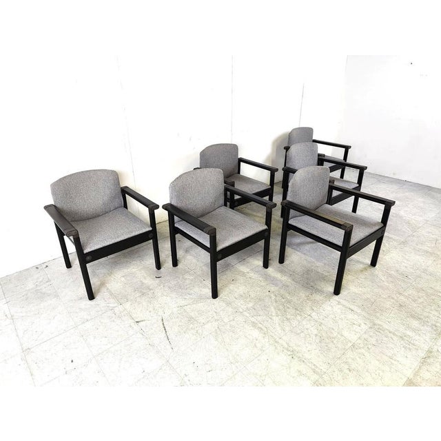 Gerd Lange Vintage Armchairs from Gerd Lange, 1970s, Set of 6 For Sale - Image 4 of 10
