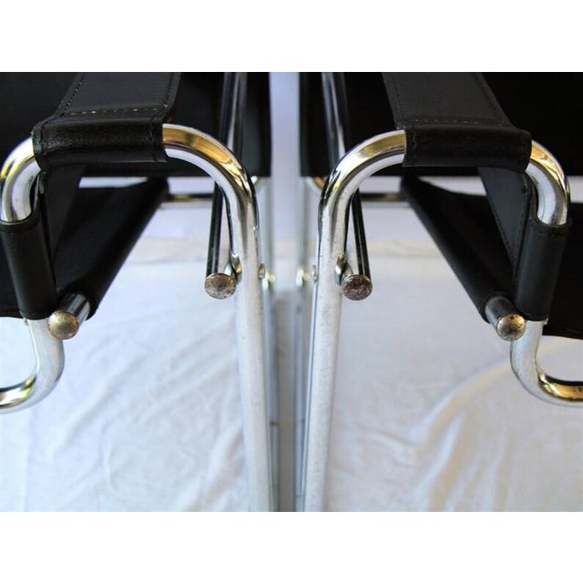 Metal Vintage Wassily Style Chairs For Sale - Image 7 of 7