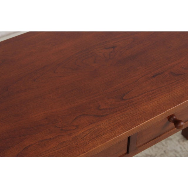 Stickley Mission Cherry 2 Drawer Sofa Table For Sale - Image 9 of 16