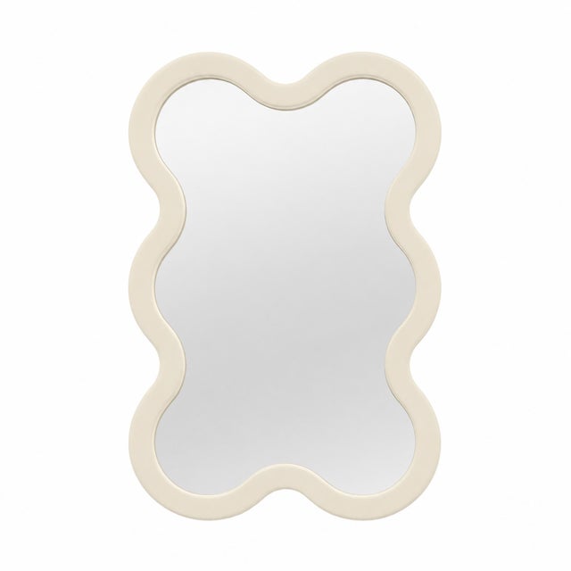 Small Contemporary Rectangular Mirror Made to Order - Blue Hvyli 6 For Sale - Image 12 of 15