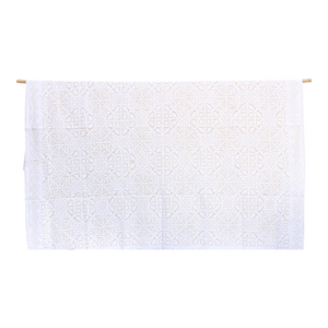 Zinnia Sprial Artisan Applique Bedcover